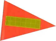 Generic Portable Bike Safety Flag for Enhanced Outdoor Visibility, Reflective