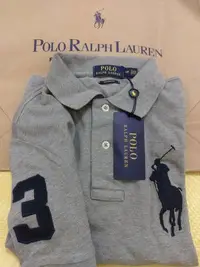 在飛比找Yahoo!奇摩拍賣優惠-美國空運全新真品POLO by Ralph Lauren(灰