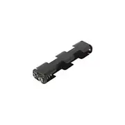 Battery Holder for AA UM3x4 Holds 4X Batteries Lengthwise with Snap Terminal