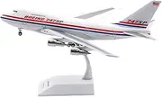 Pre-Built Model Aircraft 28CM for Boeing Original B747SP Flaps 1:200 Diecast Model Airplane Finished Alloy Display Aircraft Miniature Airplane Model(Regular)