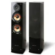 Pure Acoustics 200W Supernova Floor Standing Speaker Pair for Home Theatre Black