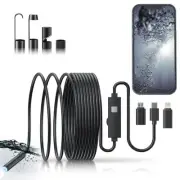 Endoscope Camera with Light, 1920P HD Bore Scope Borescope with 8 Lights, Wat...