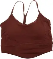 [Oshhni] Women Sports Bra Tank Top High Impact Breathable Underwear Support Yoga Bra Padded for Activewear Party Workout Cycling Gym