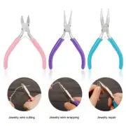 3Pcs Pliers Jewellery Beading Set Craft Making Hand Tools Repair Kit Mini DIY