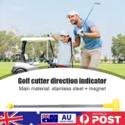 Golf Cutter Direction Indicator Swing Club Alignment Correct Stick (Yellow)