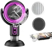 Portable Extractor Fan, Mini Portable Range Hood with Oil Filter and Smoke Filter, Strong Suction, 2 Speed Detachable Washable, Desktop Cooker Hood for Apartments, Dormitories