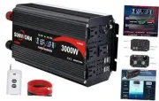 3000 Watt Inverter with LCD & Remote Control 12V DC to 110V/120V AC 3000W PRO