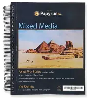 Papyrus Pro Mixed Media Sketchpad 9x12