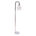 Sarantino Rose Gold Floor Lamp Light Geometric Shade Marble Base