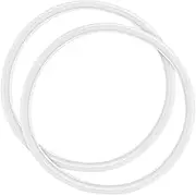 2 Pcs Thickened Silicone Pressure Cooker Gaskets High Temperature Resistant Sealing Ring Compatible with Various Pressure Cookers Steam Pots Long Lasting Replacement Parts