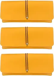 [COMPUKAS] 3Pcs Stylish Sunglasses Storage Pouches Durable Eyewear Protective Cases Lightweight and Convenient for Travel present for Friends