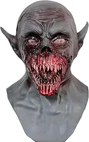 Halloween Vampire Masks, Halloween Costume Scary Face Masks For Adult, Latex Vampire Face Cover For Halloween Cosplay