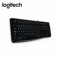 在飛比找momo購物網優惠-【Logitech 羅技】K120 有線鍵盤