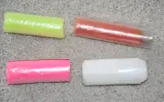 4 rolls spawn egg sac netting Chartreuse Orange Pink & white steelhead salmon