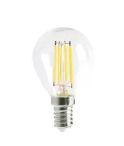 LED Filament Dimmable Globes Fancy Round E14 4W Set of 4