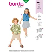 Burda Kids 9321 Children's Top Size US (3 - 8)