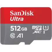 SanDisk 512GB ULTRA microSDXC UHS-I card with adapter SDSQUAR-512G-GN6MA [Overse