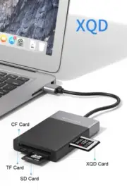 6in1 USB 3.0 HUB SD TF SDHC U Flash Disk CF Card Reader Multi Memory Card Writer