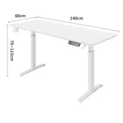 Height Adjustable Desk Motion Electric Sit Stand up down Computer Table Modern L