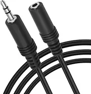 3.5mm Male to Female Cable Headphone Extension Cable HiFi Sound Plugs Cord Compatible for Smartphones Tablets