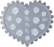 YZYDF Nail Art Silicone Mold 3D Flowers Nails Making Molds Embossed Nail Stencils Sculpture Mould Decorations for Manicurists