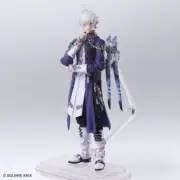 Final Fantasy XIV Bring Arts Alphino Figure 131mm - Stylish Blue & White Outfit