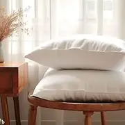 4All Duck Feathers Pillow Pair Hypoallergenic Support Hotel Down Pillow for Head & Neck Support Side Sleeper Comfortable Bed Pillow for Side Sleepers (Pack of 2)