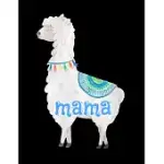 MAMA: MAMA LLAMA NOTEBOOK JOURNAL - BLANK LLAMA NOTEBOOK - FUNNY LLAMA BIRTHDAY GIFTS FOR ANIMAL LOVERS - MOTHER LLAMA GIFTS