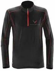 C8 Corvette Next Generation Stingray Quarter-Zip Fleece : Black