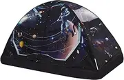 VSUNTENT Bed Tent for Twin Kid Bed Tent Play Tent for Boy and Girl Easy Set-Up Tent Dark Planet and Dazzling Rainbow Magic Playhouse with Tote Bag(Planets)