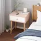 全實木床頭櫃 床邊置物架 收納櫃 置物櫃 北歐臥室簡約 小型簡易款 儲物櫃 小型床頭櫃 床邊櫃