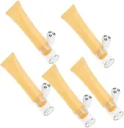 VICASKY 5pcs Refillable Eye Cream Tubes Travel Friendly Empty Cosmetic Dispensers for Skincare and Essential Oils Lightweight and Leak Design for Go Use