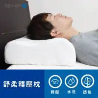 在飛比找momo購物網優惠-【QSHION】舒柔釋壓水洗枕-加高版(100%台灣製造 日