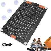 Solar Panel Charger - Portable Solar Panel | 5V Portable Charger | 2A Generator | Wireless Charging Power | Multi Device Supply For Cell Phones Tablets