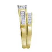 1 5/8CT-Diamond 3/8CT-CPR BRIDAL-SET