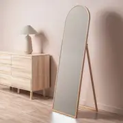 Lena Full Length Arch Oak Mirror