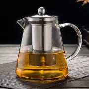 Glass Teapot with Removable Infuser Stovetop Safe Tea Kettle Tea