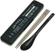 Skater combination set chopsticks spoon set silver ion Ag + antibacterial fine s
