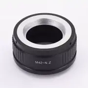 Lens Adapter For M42 Screw Mount Lens to for Nikon Z Mount Z6 Z7 ZFC Z50 Camera