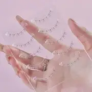 Nafinya - Set of 5 Pairs: Natural Wispy Lower False Eyelashes 5 Paris - Bottom Eyelash - Black - One Size