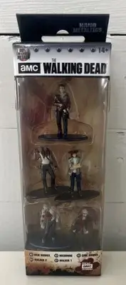 AMC The Walking Dead Nano Metalfigs 5 Pack Die-Cast Figure PACK A RICK GRIMES +