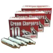 20x Cream Whipper Chargers, Pack of 10 Charger Bulbs, For Cream Whipping Guns