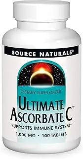 Source Naturals Ultimate Ascorbate C, Supports Immune System, 100 Tablets