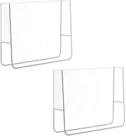 Salon Chair Back Covers Protectors,Clear Square Hairdressing Chair Back Covers,Salon Chair Cover Protector,Clear Vinyl Cover for Most Standard Salon Chairs,White Edged Square (White Edged Square)