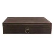 Solid Wood Drawer Office Desk Tool Box Tabletop Organizer Small Chest Drawers