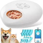 HIXX Automatic Wet Food Cat Feeder, 5-Meal Dispenser, WiFi APP Control, Fresh Pr