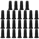 25pcs Replacement Plastic Stool Swivel Caster Supply Chair Wheel Stopper Case