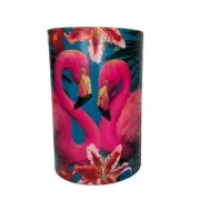 Flamingos Flameless LED Pillar Candle W/ Timer Pier 1 Battery Powered Scented