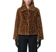 Apparis Elis Faux Fur Leopard Print Jacket