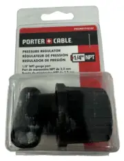 NEW 1/4-Inch NPT Inlet/Outlet by 1/8-Inch NPT Gauge Compressor Pancake Regulator